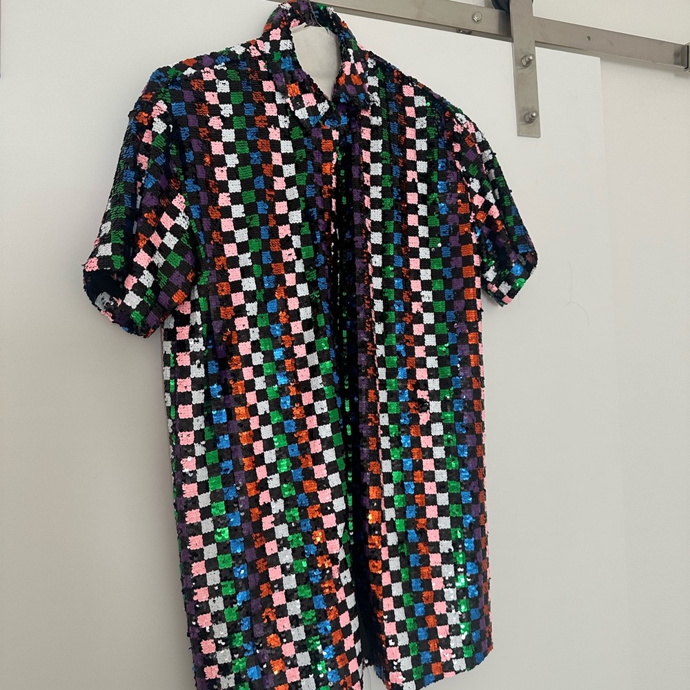 Multicolor Sequin Men's Shirt